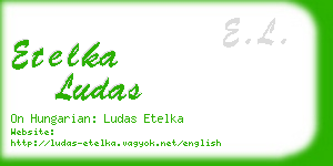 etelka ludas business card